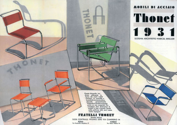 Marcel Breuer furniture Thonet ads
