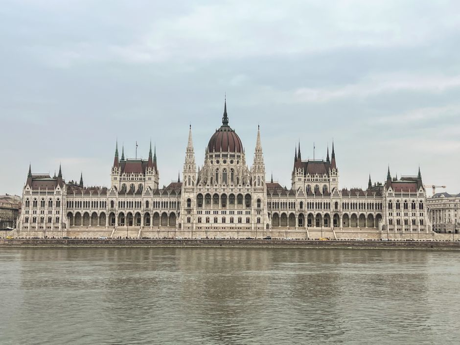 The Hungarian Parliament building (1885-1904) viewed from the Buda side. The resemblance to the Palace of Westminster is not a coincidence. Photo: Tas Tóbiás