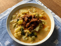 Savoy cabbage stew (Kelkáposzta-főzelék)