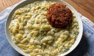 Summer squash stew (Tökfőzelék)