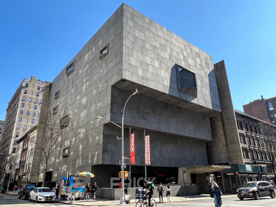 Breuer's most famous building is the old Whitney Museum. Completed in 1966, the granite clad inverted stepped facade dramatically overhangs New York's Madison Avenue. Photo: Tas Tóbiás