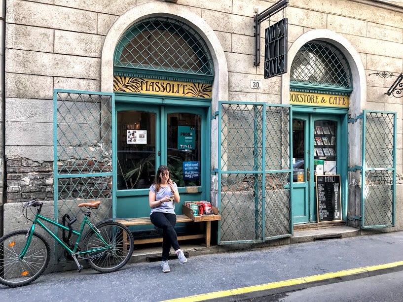 This dim café and English-language bookstore in Budapest's Jewish Quarter is a hallowed ground for brainy locals and tourists alike. Photo: Tas Tóbiás