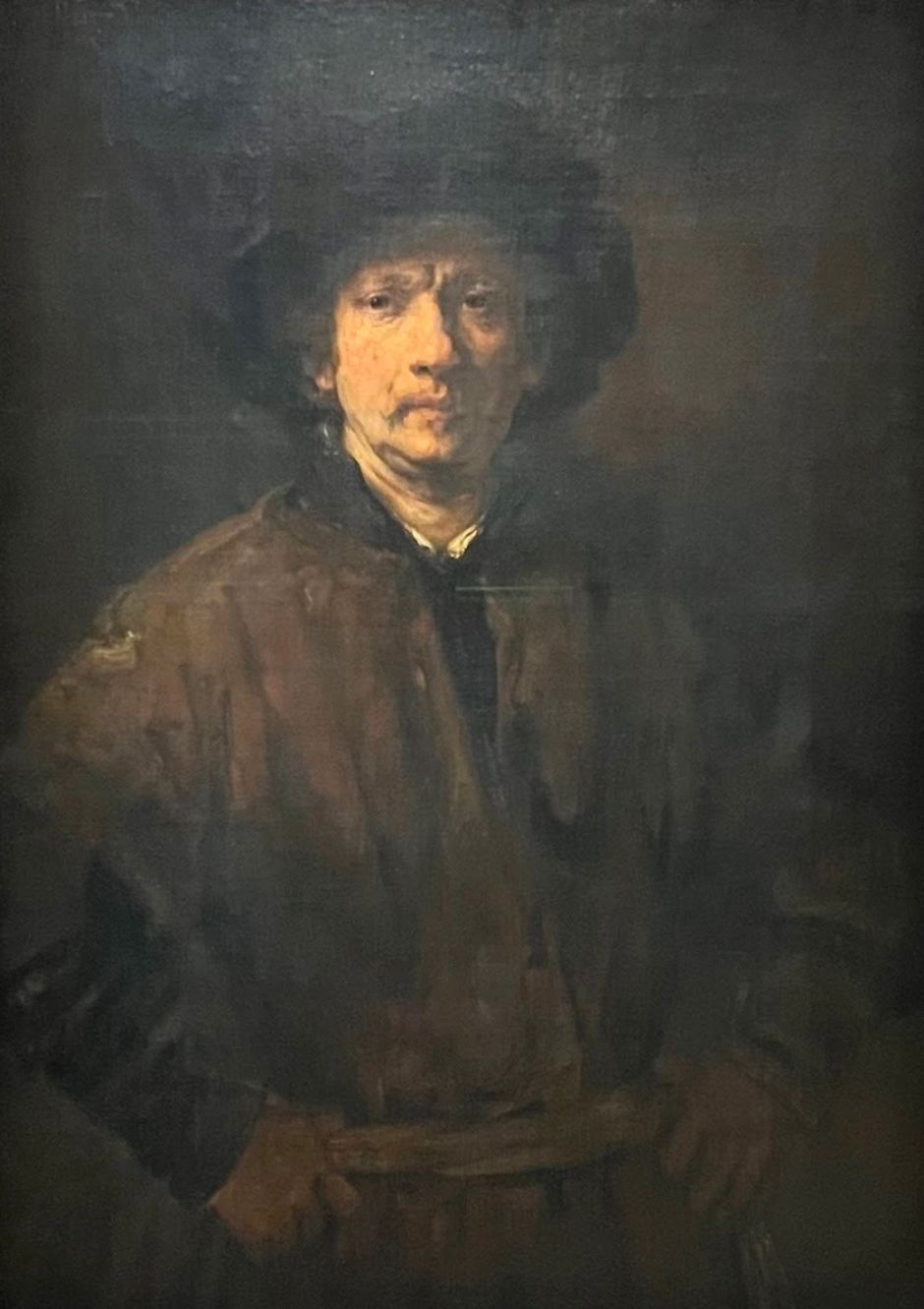Large Self-Portrait, by Rembrandt (1652). Photo: Tas Tóbiás