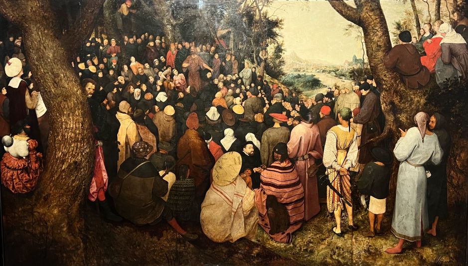 The Preaching of Saint John the Baptist, by Pieter Brueghel the Elder (1566). Photo: Tas Tóbiás