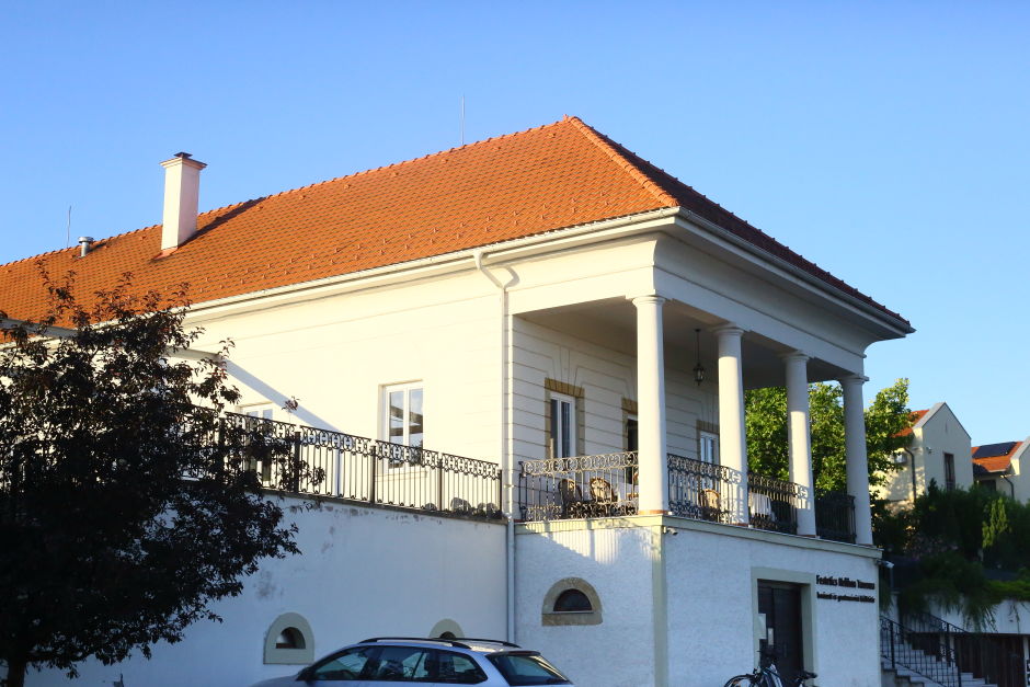 The Festetics family's neoclassical winery, built in the 1820s, is home to the panoramic Bock Bisztró Balaton restaurant today. Photo: Tas Tóbiás