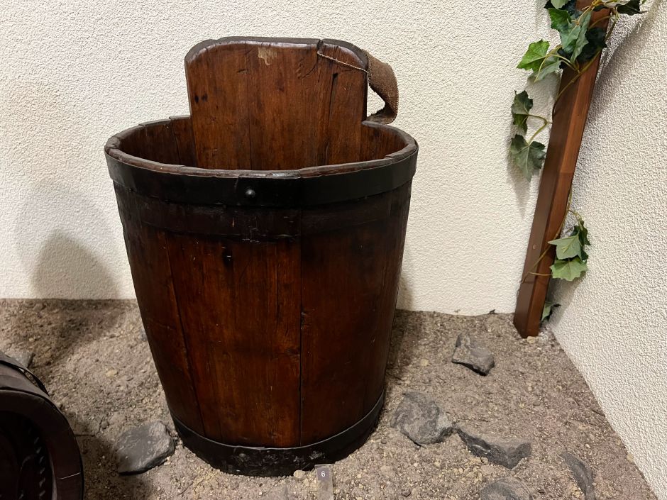 Historically, harvesters collected the aszú grapes in a wooden basket called puttony, seen above. The puttony is no longer part of the harvest, but it's still the default unit of measurement (using a conversion) for an aszú wine. Photo: Tas Tóbiás