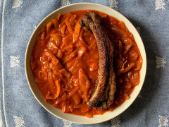 Tomato cabbage stew (Paradicsomos káposzta)