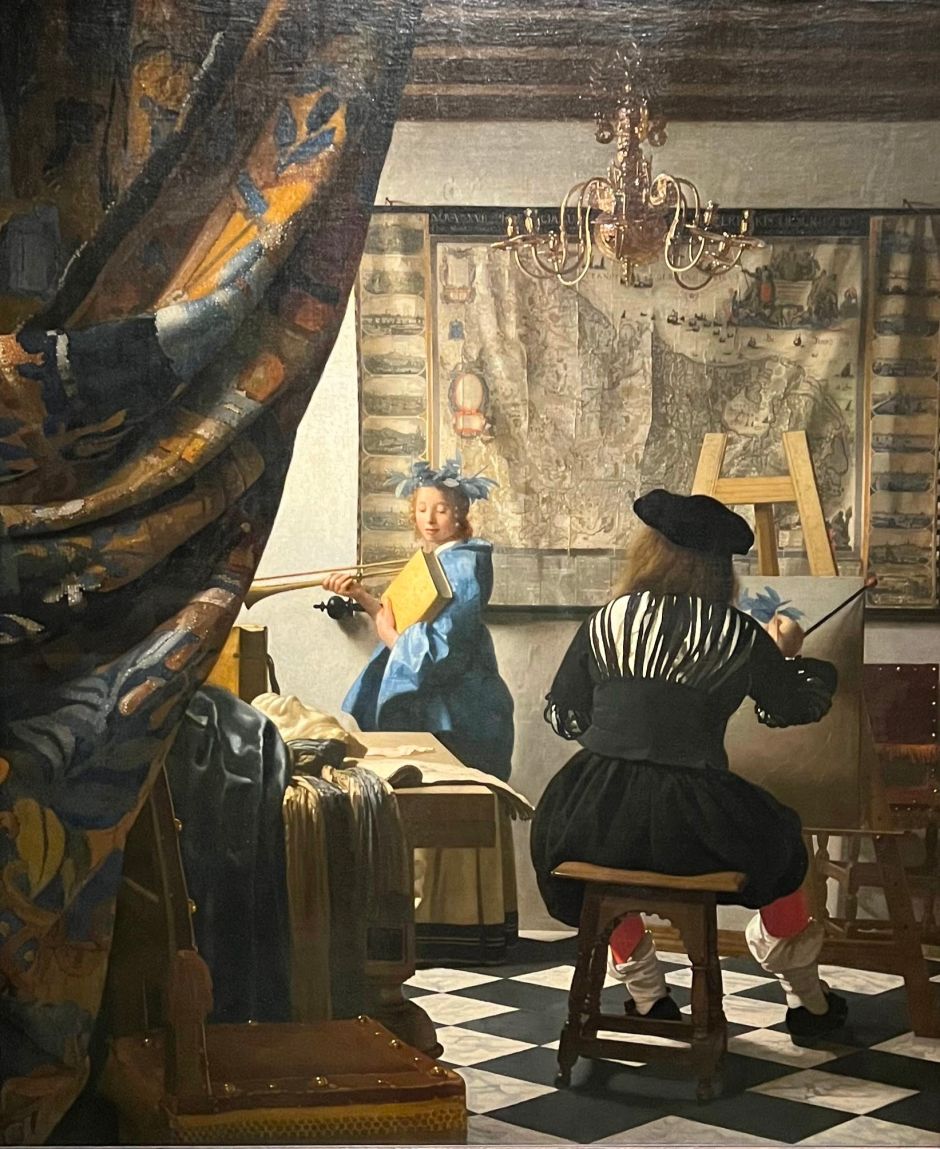 The Art of Painting, by Johannes Vermeer (1666-68). Photo: Tas Tóbiás