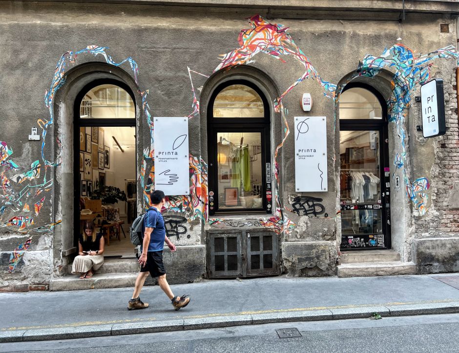 Printa marries a designer store and an artist’s studio in Budapest's Jewish Quarter. Photo: Tas Tóbiás