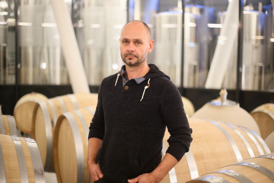Gábor Rakaczki is the head winemaker at Sauska's Tokaj winery. Photo: Tas Tóbiás