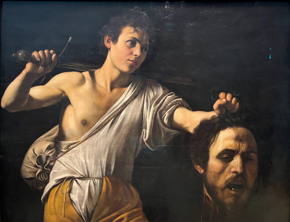 David with Goliath’s Head, by Caravaggio (1600-01). Photo: Tas Tóbiás