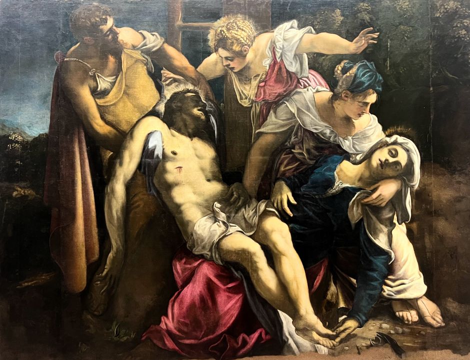 Tintoretto's Lamentation over the Dead Christ (1560) in the Gallerie dell'Accademia in Venice. Photo: Tas Tóbiás