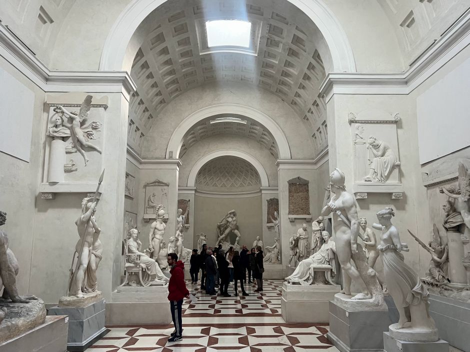 The Museo Canova Gypsotheca in Possagno displays dozens of plaster replicas of Canova's famous sculptures, Photo: Tas Tóbiás 