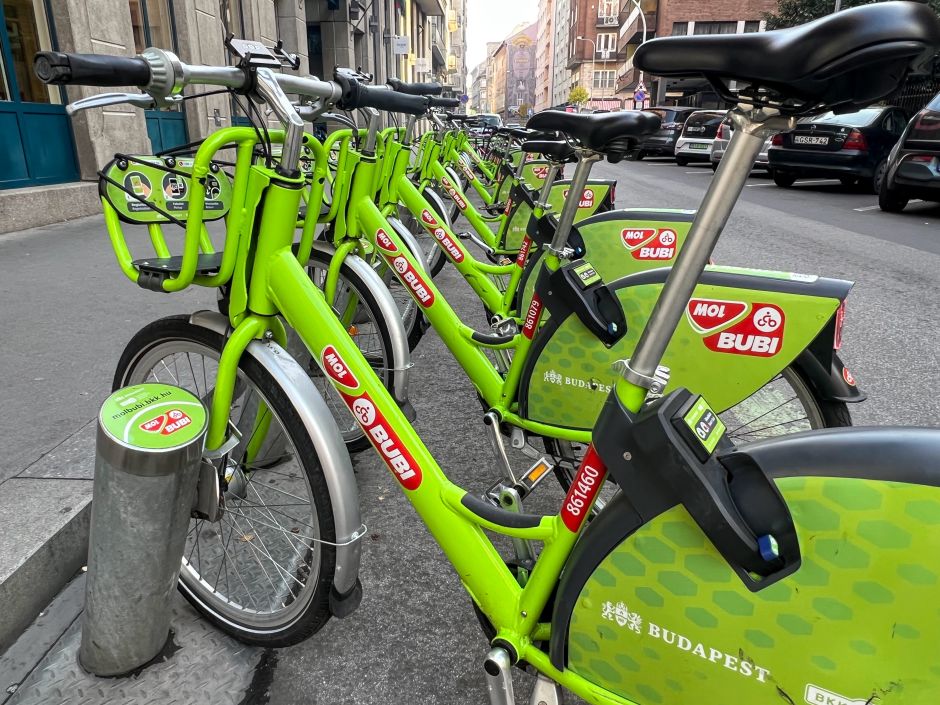 Bubi, Budapest's public bicycle sharing system, is cheap and provides an excellent coverage of all downtown neighborhoods. Photo: Tas Tóbiás