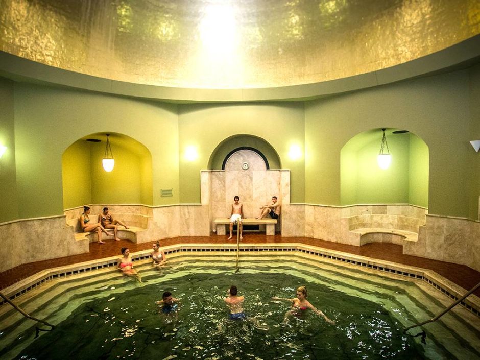 One of the bathing halls inside Eger's Ottoman-era thermal baths. Photo: visiteger.com