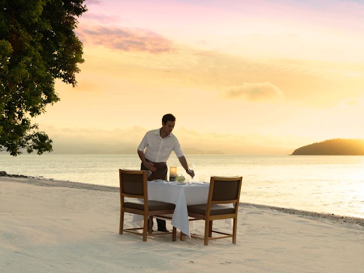 Dining at qualia