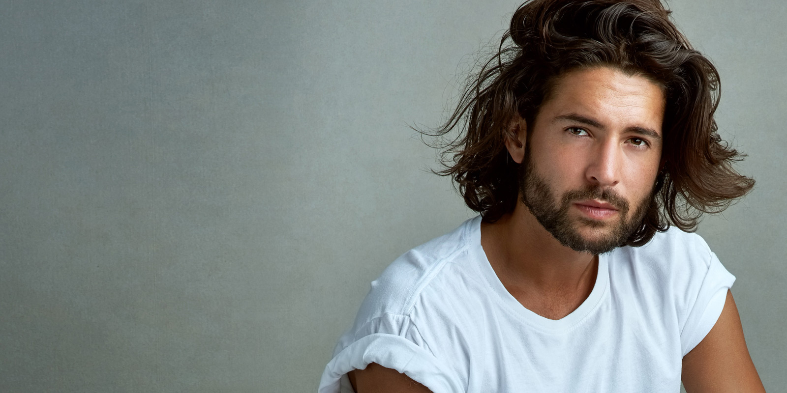 hairstyle men long hair