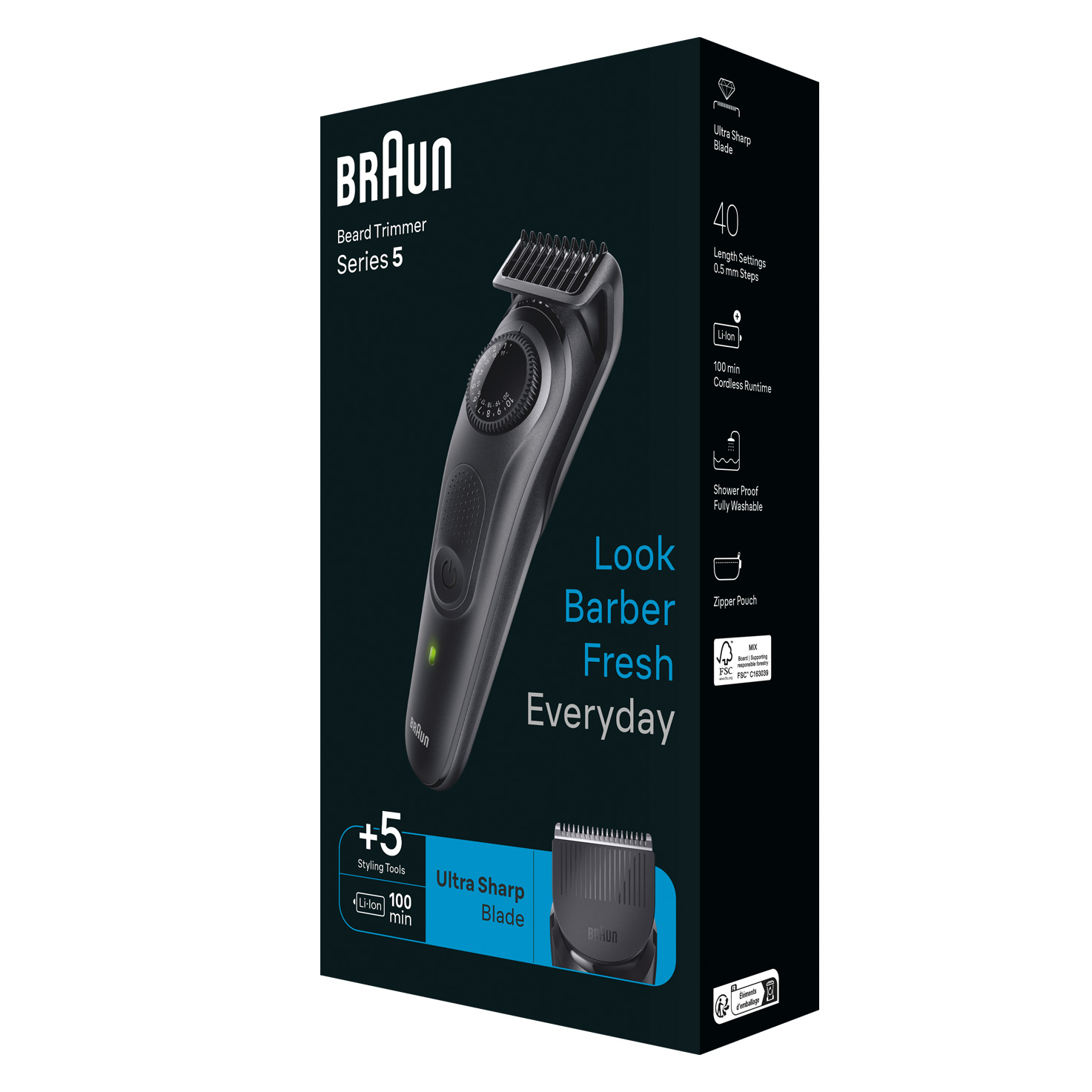 Braun Series 9 BT 9420 Beard Trimmer With 11 Barbering Tools | Braun