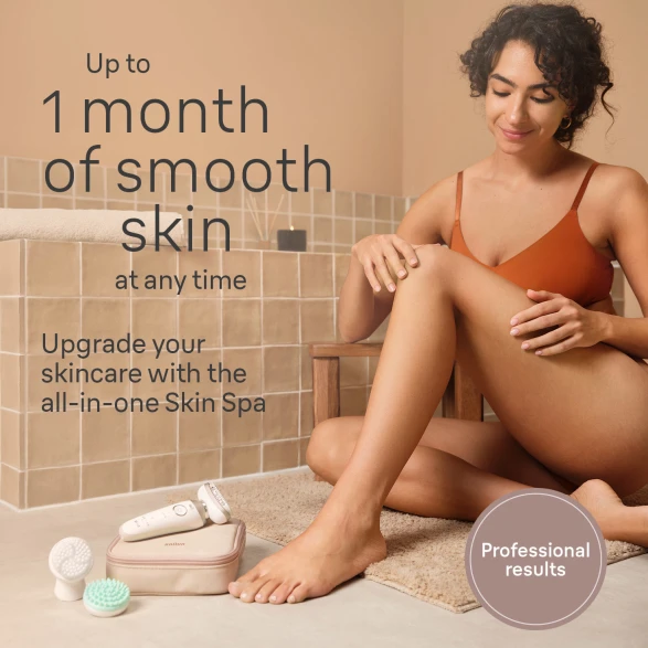 Up to 1 month of smooth skin at any time