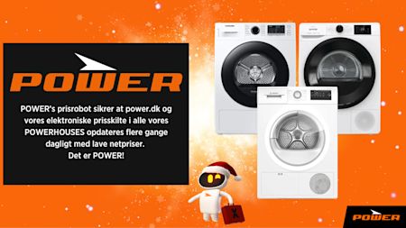 De bedste juletilbud på vaskemaskiner fra Power.dk