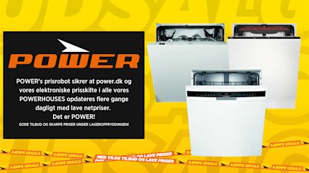 De bedste tilbud på opvaskemaskiner fra Power.dk