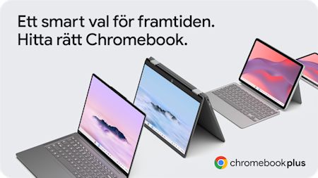 Ett smart val för framtiden. Hitta rätt Chromebook.