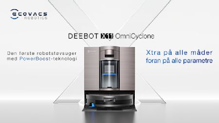 Robotteknologi går ind i hurtigopladningsæraen med DEEBOT X11 OmniCyclone PowerBoost og OZMO Roller