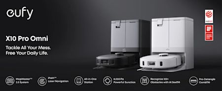 Håndter rod uden besvær og få mere fritid med eufy X10 Pro Omni!