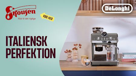 Find din De’Longhi La Specialista hos Skousen – din ekspert i kaffe. Oplev forskellen på god, bedre og bedst.