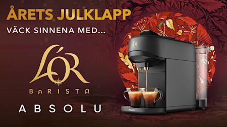 Ge julglädje med L’OR BARISTA® Absolu