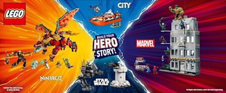 LEGO® presenttips till barn – äventyr och superhjältar