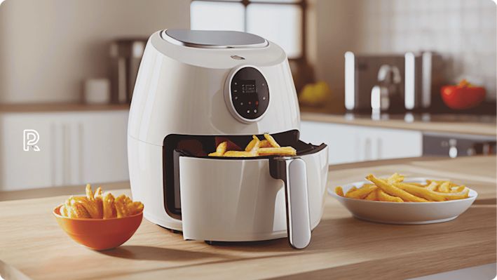 How to Make Air Fryer Chips Hero Image