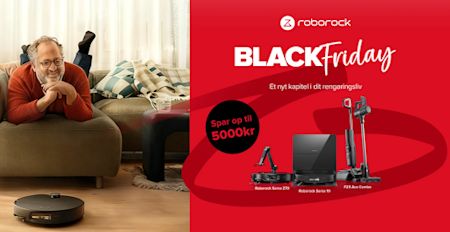 Forestil dig et hjem, hvor gulvet altid er rent Roborock Black Friday - Spar op til 5.700kr