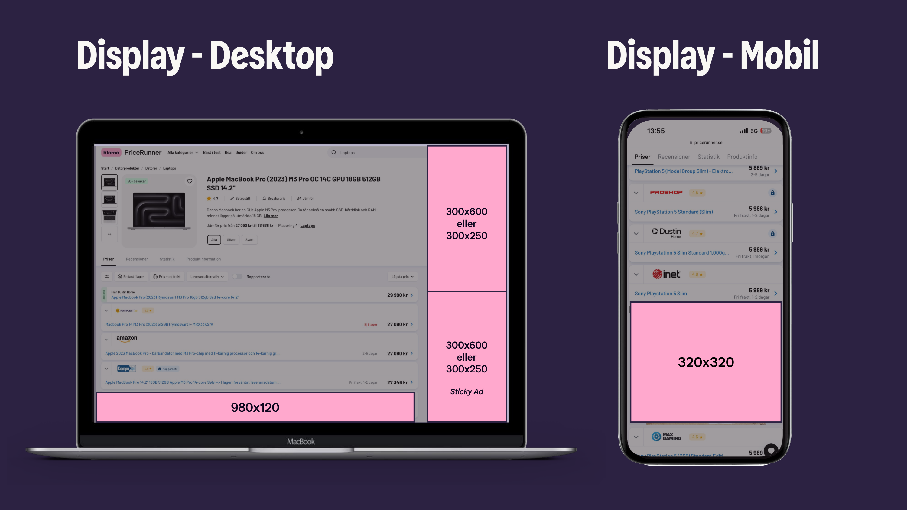 Display Annoncering