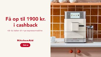 Køb en KitchenAid og få op til 1.900 kr. i cashback