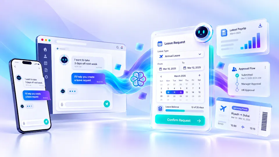 AI HR Assistant in PeopleHub: Ask Solvait AI