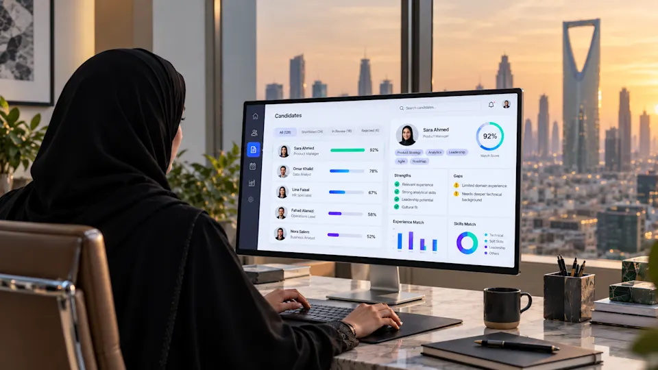 فرز السير الذاتية بالذكاء الاصطناعي بالعربية والإنجليزية