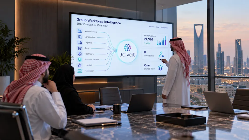 ذكاء القوى العاملة للشركات القابضة في السعودية