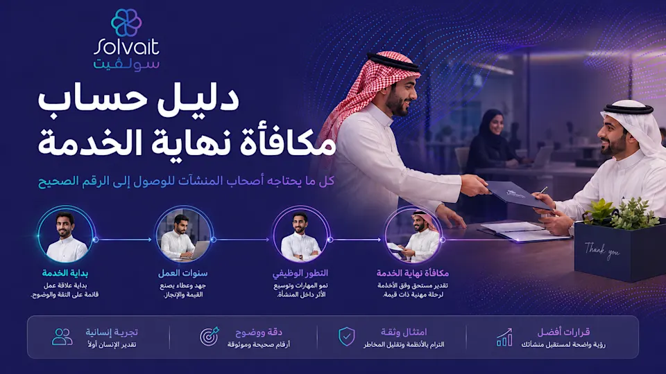 حساب مكافأة نهاية الخدمة في السعودية