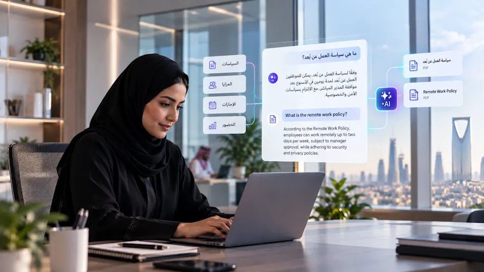 كيف تبني قاعدة معرفة موارد بشرية عربية وإنجليزية