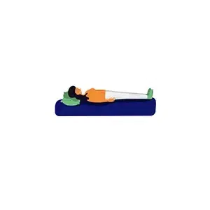Gif de mujer recostada haciendo ejercicio
