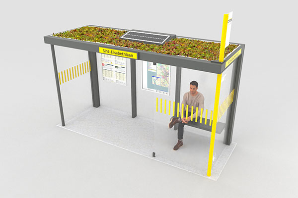 Schuilhuisje type B met groendak