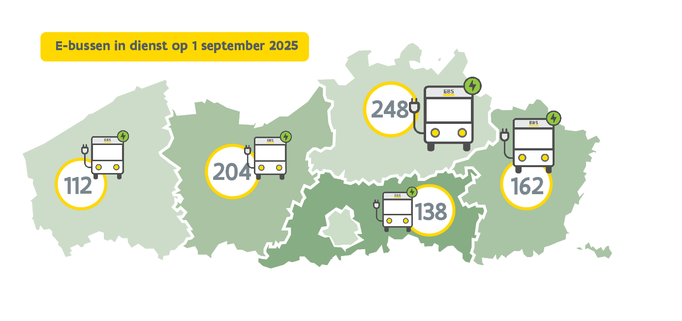 EBS Aantal E-Bussen in dienst - Kaart