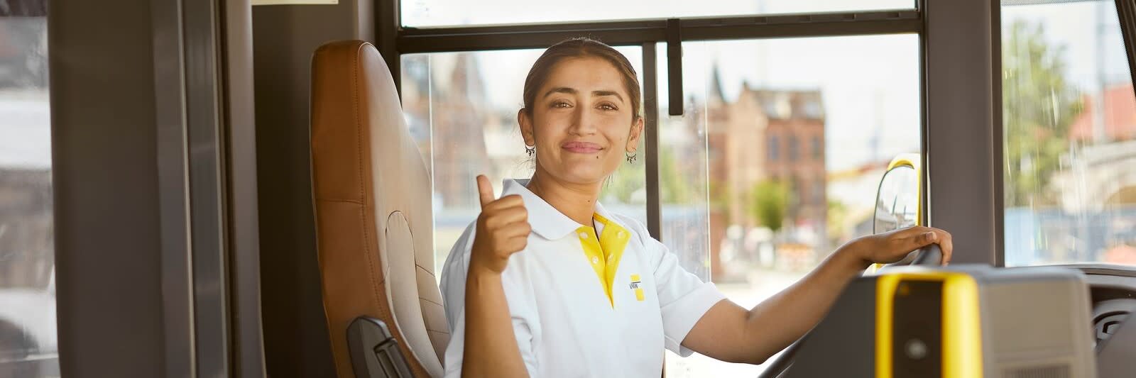 Buschauffeur vrouw