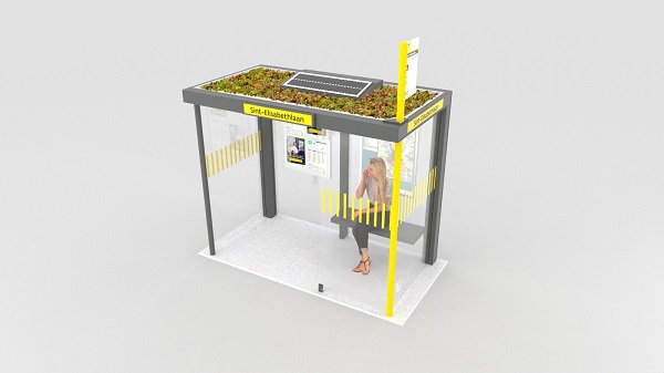 Schuilhuisje type A met groendak