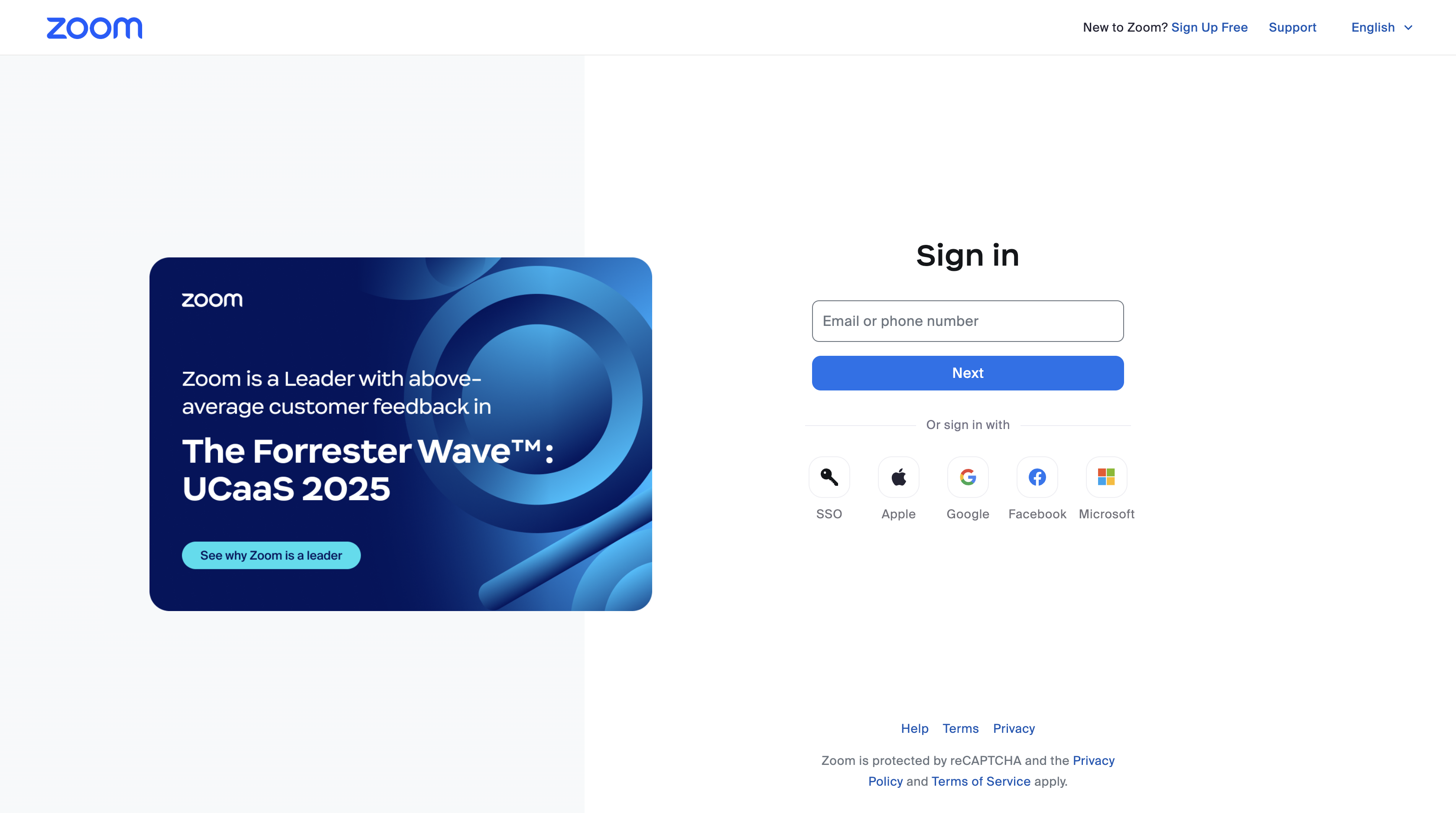 sp-initiated-flow-zoom-login-page