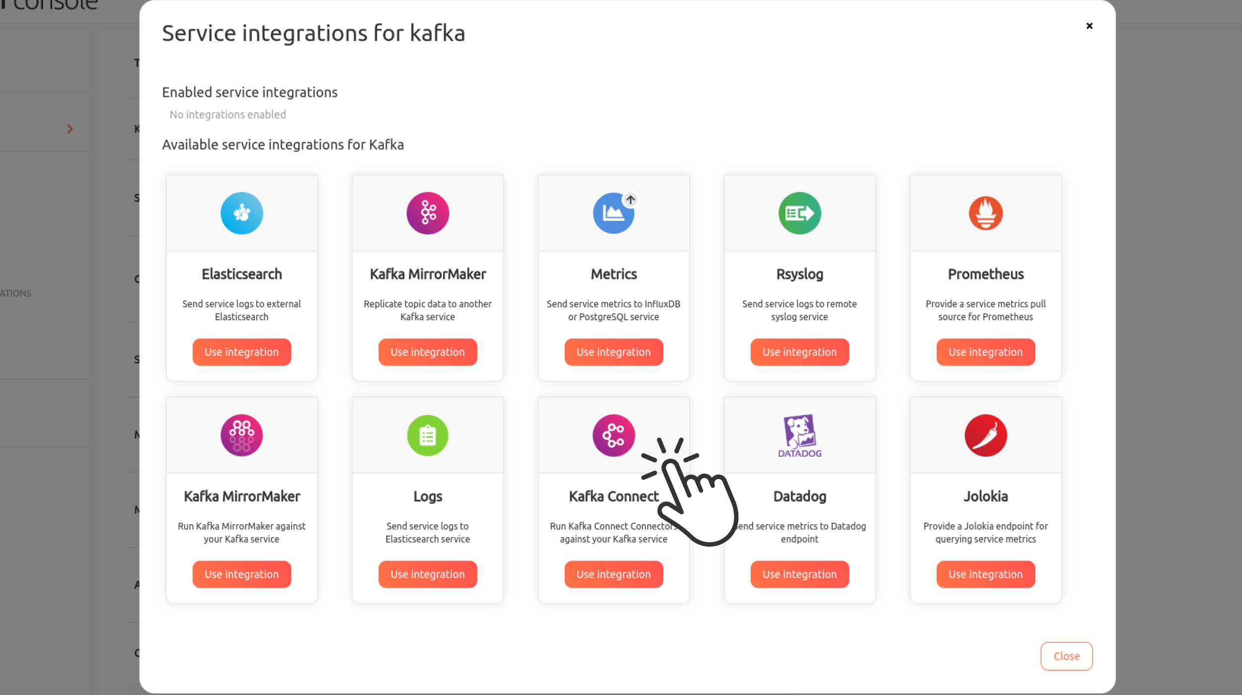 Managed Apache Kafka Connect Aiven Managed Apache Kafka Connect Aiven