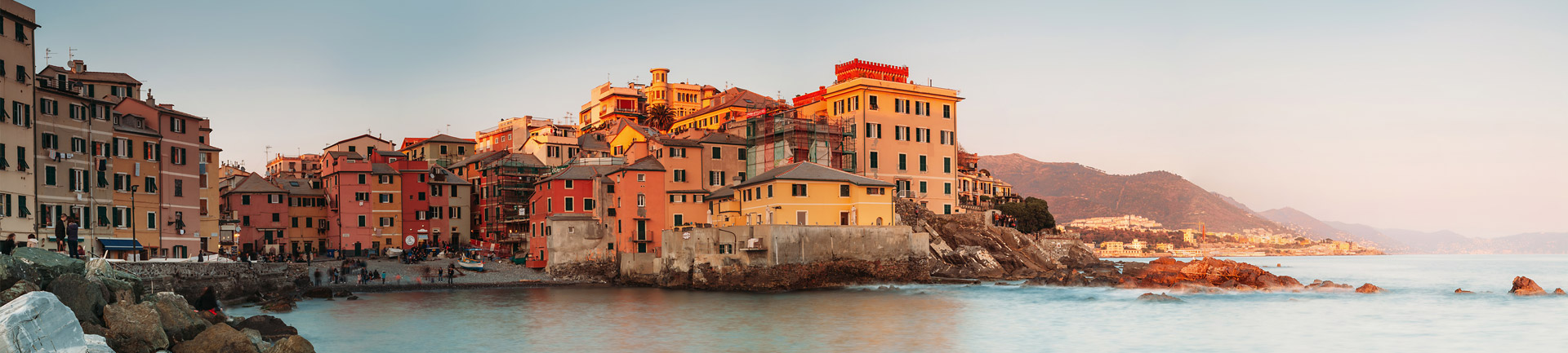 Boccadasse, the place where lovers and poets can still dream