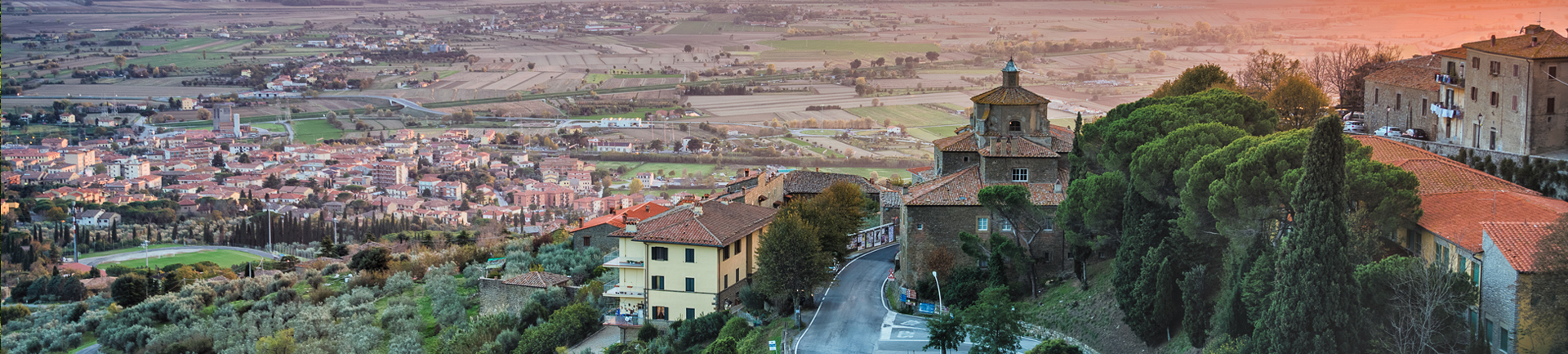 Cortona. Staring at the infinity