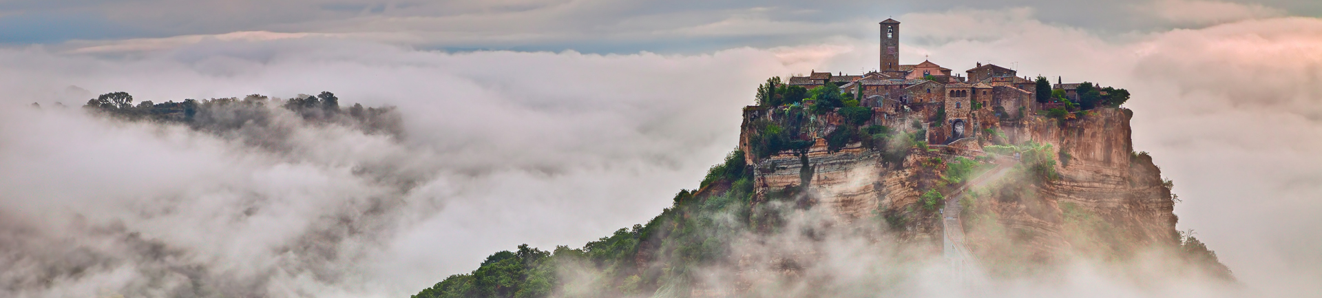 Civita di Bagnoregio. A dying village.